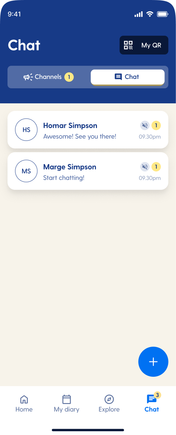 Chat: messaging with fellow travelers